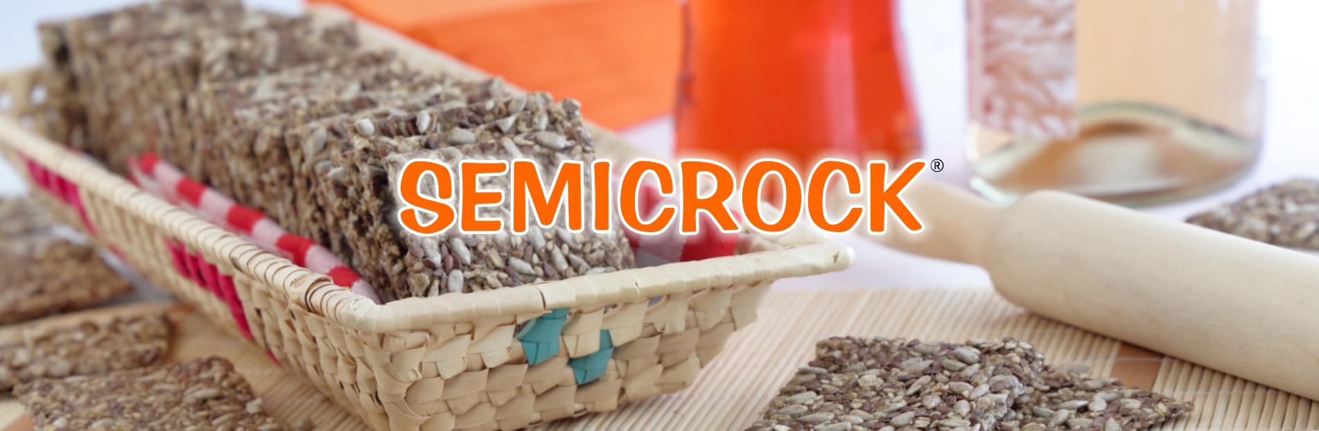 SEMICROCK, Cracker leggeri e naturali con semi e granaglie